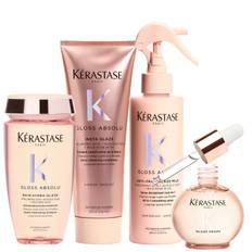 Kérastase Gloss Absolu Shampoo, Conditoner, Milk and Oil Bundle