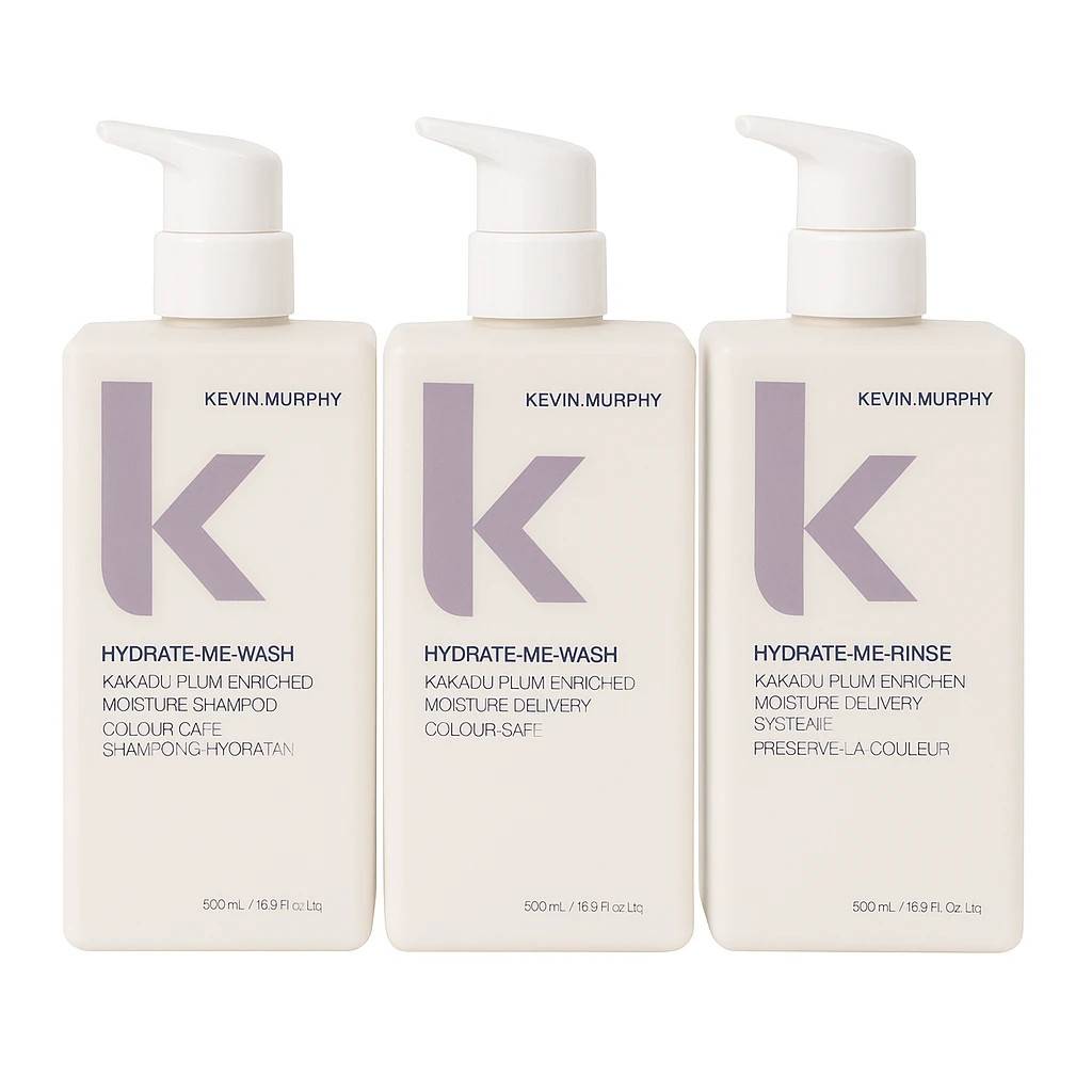 Kevin Murphy Hydrate‑Me Wash 500ml x2 Rinse 500ml x1