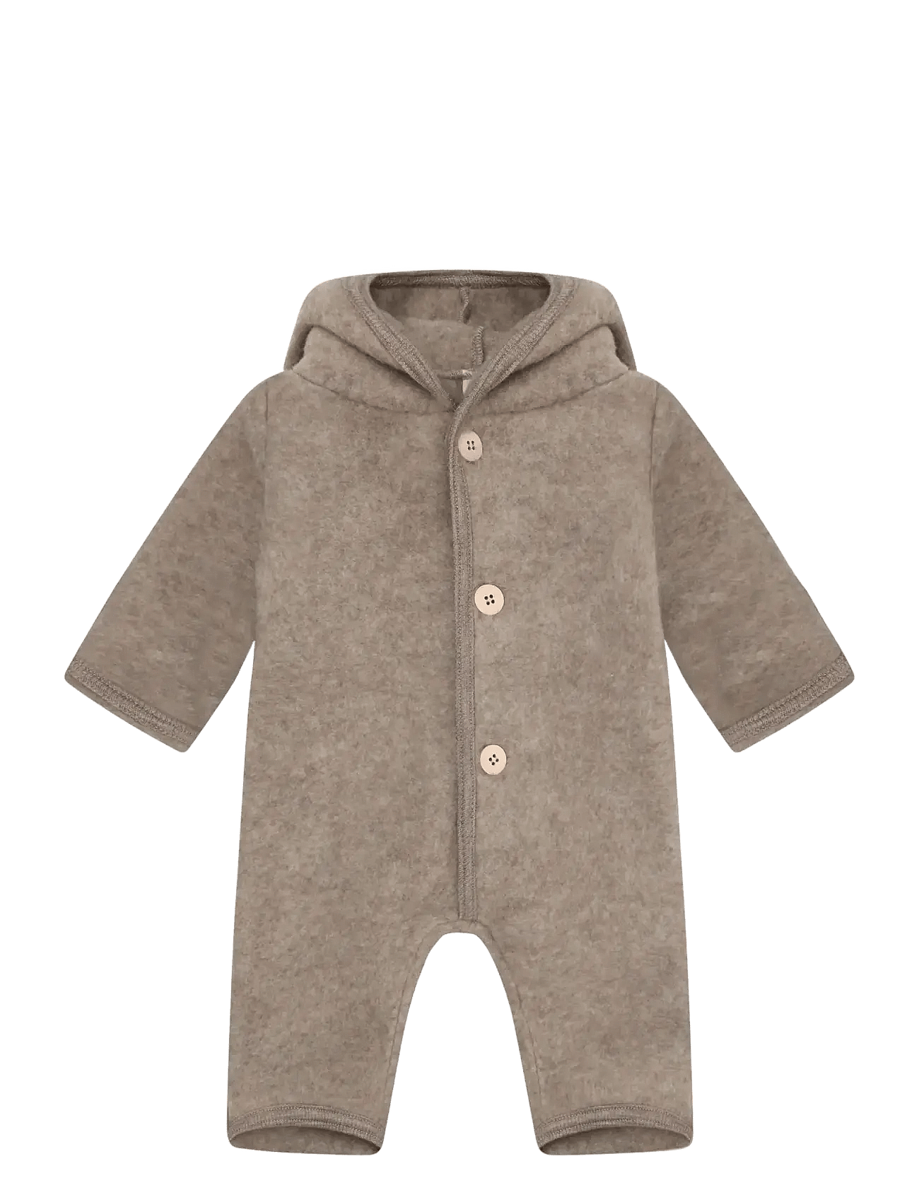 Huttelihut Pram Suit Pixie Wool Fleece - Beige - 80