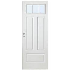 Skjutdörr gotland Vit (standard) (NCS S 0502-Y) Klarglas