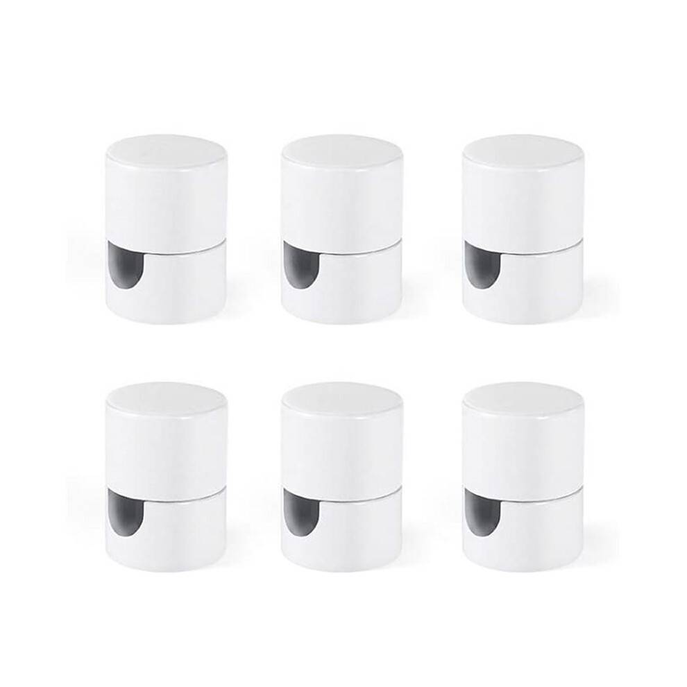 6 Pack Aluminum Chandelier Hook for Ceiling Hanging, Ceiling Hooks for Hanging Lights White