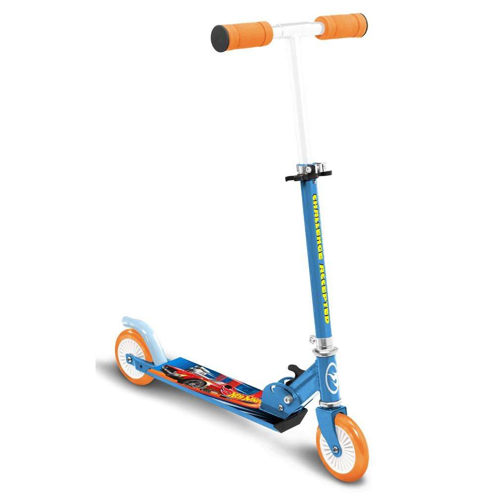 Hot Wheels Foldbart Løbehjul m. 2 Hjul Hot Wheels Scooter Udendørsleg 000420
