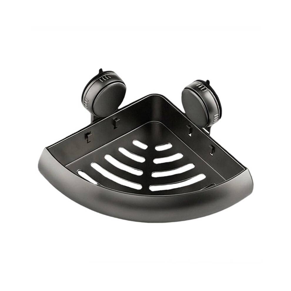 No Drill Suction Cup Bathroom Storage Shelf Storage Shelf Bathroom Perforation-Free Wall Hanging Vanity Toilet Triangle