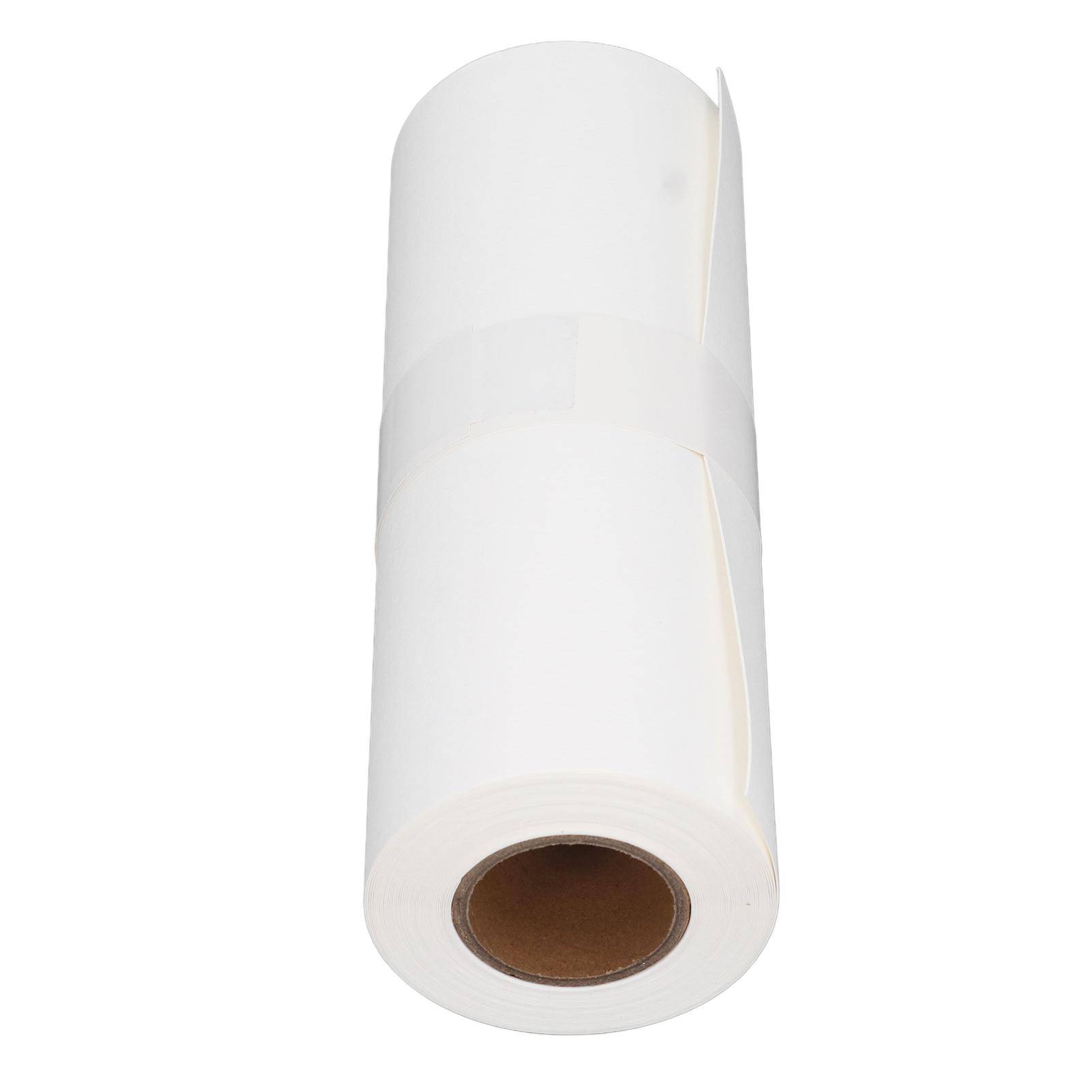 Akvarellpapper på rulle 10 m längd Vit Halvbomull Tvättbar Slitstarkt Konstpapper för Målning Teckning Scrapbooking white