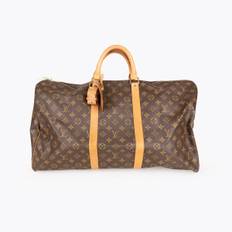LOUIS VUITTON Keepall 55 Weekend Bag - Brown