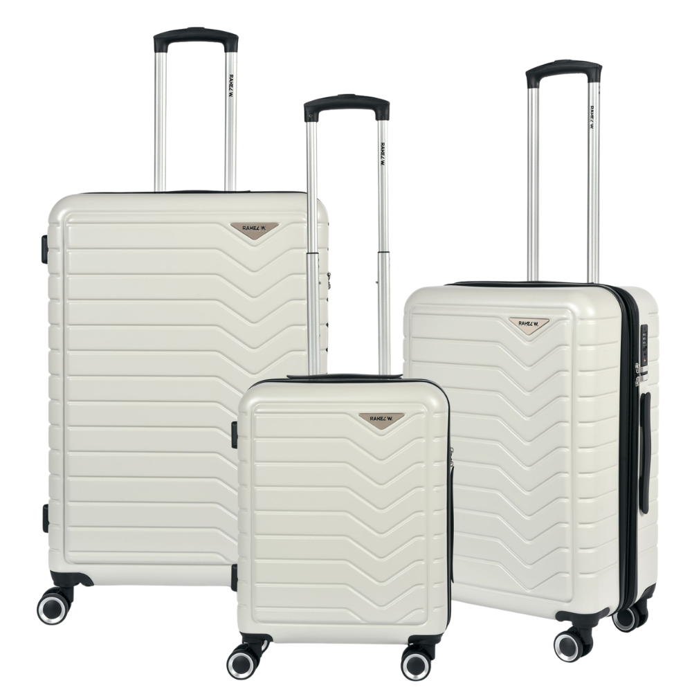 RW Travel Nordic Resväskor 3-pack, Vit