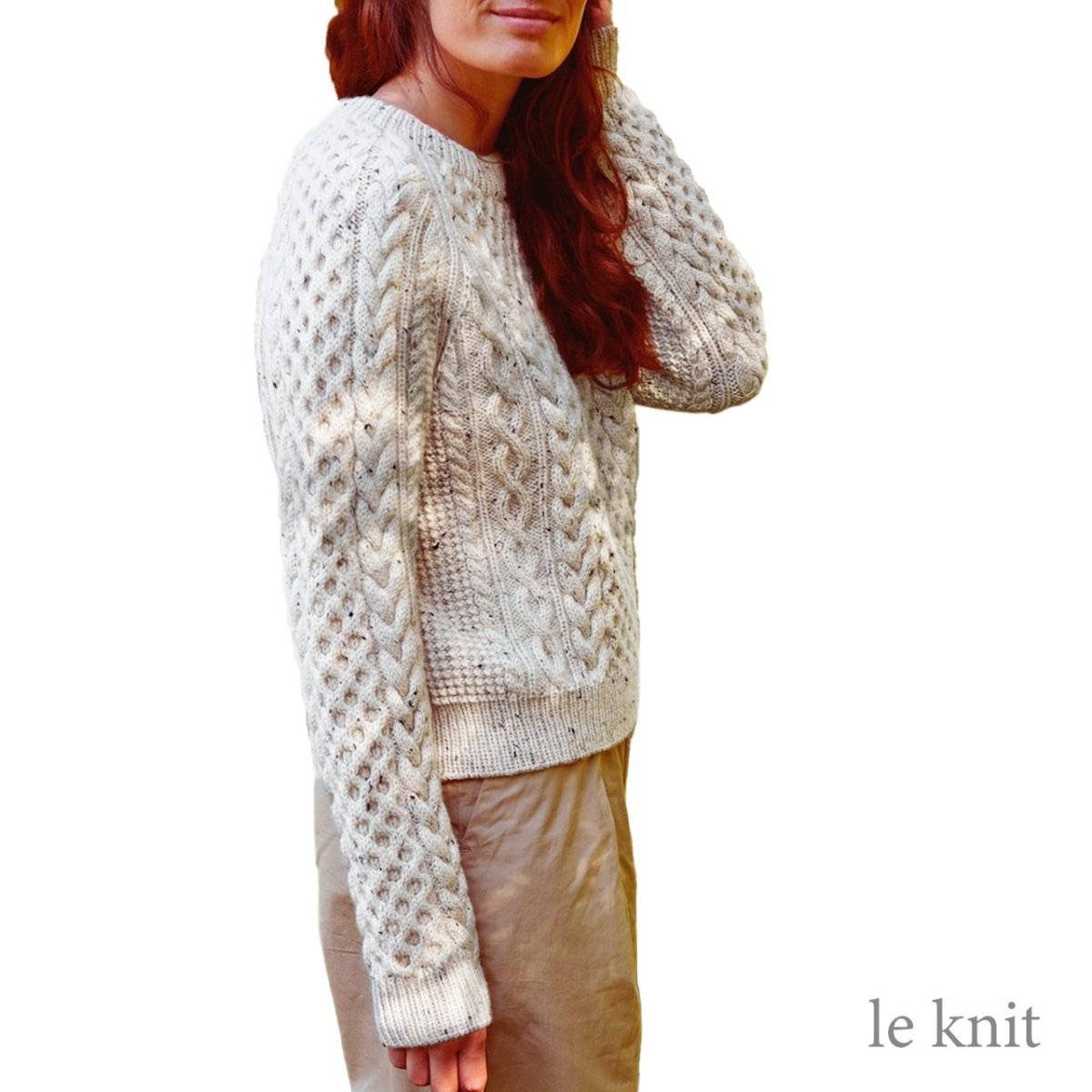 Cara sweater fra Le Knit (Opskrift i fysisk papirudgave)