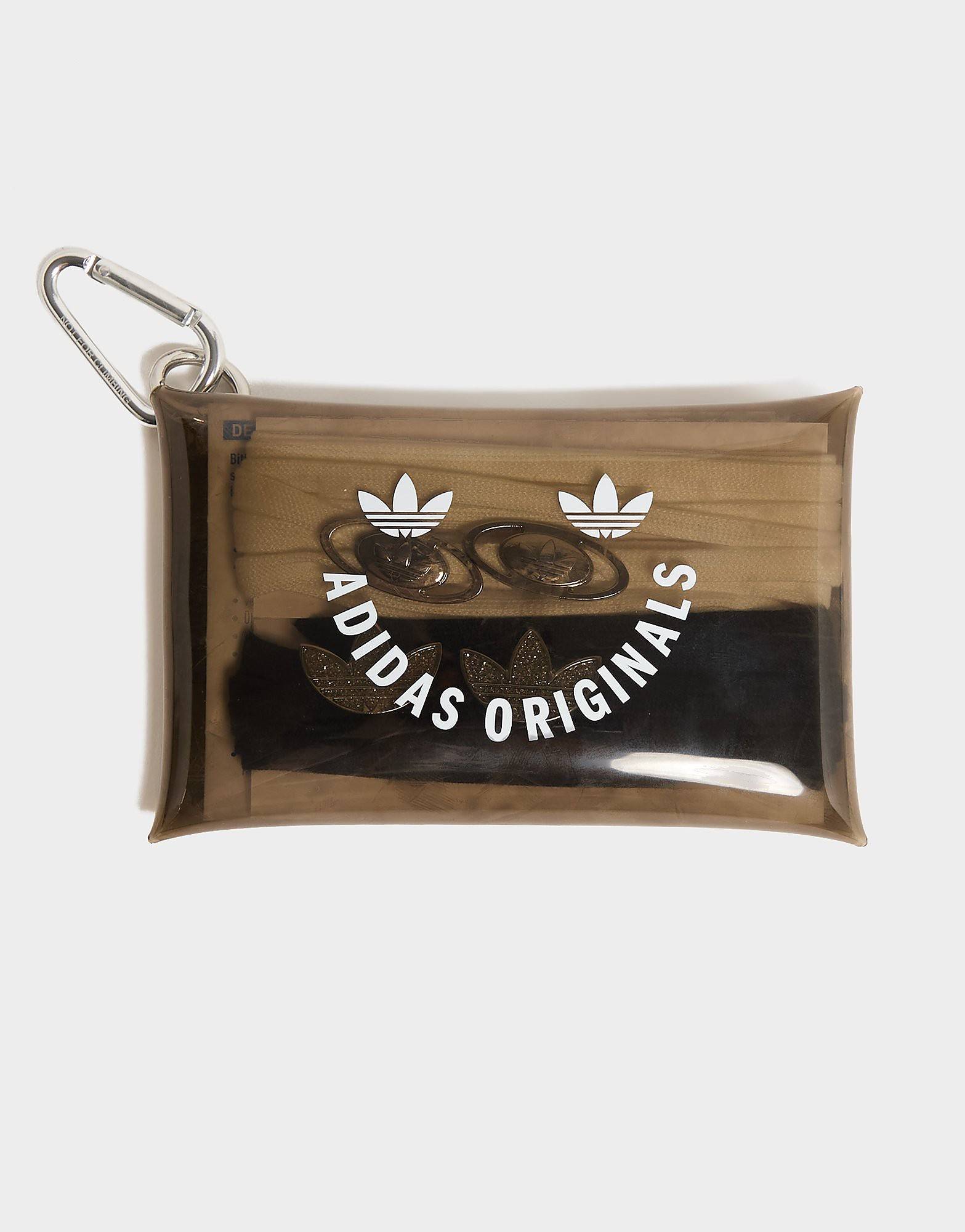 adidas Originals 4-Pack Trefoil Lace Charms, Hvid