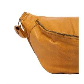 RE:Designed Project 96 - Stor Læder Bumbag - Farve Retro Yellow