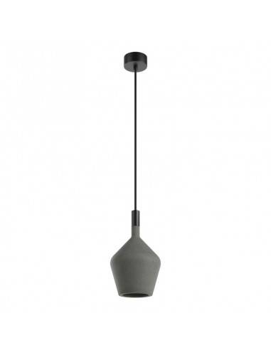 POTTER Udendørs loftlampe i beton Ø15,5 cm 1 x GU10 - Sort/Mørkegrå
