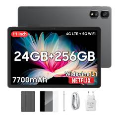 Blackview Tab 16 Pro surfplatta Android 14 24GB RAM 256GB ROM Spelplatta stor skärm 11 tums surfplattor 8+256 grå