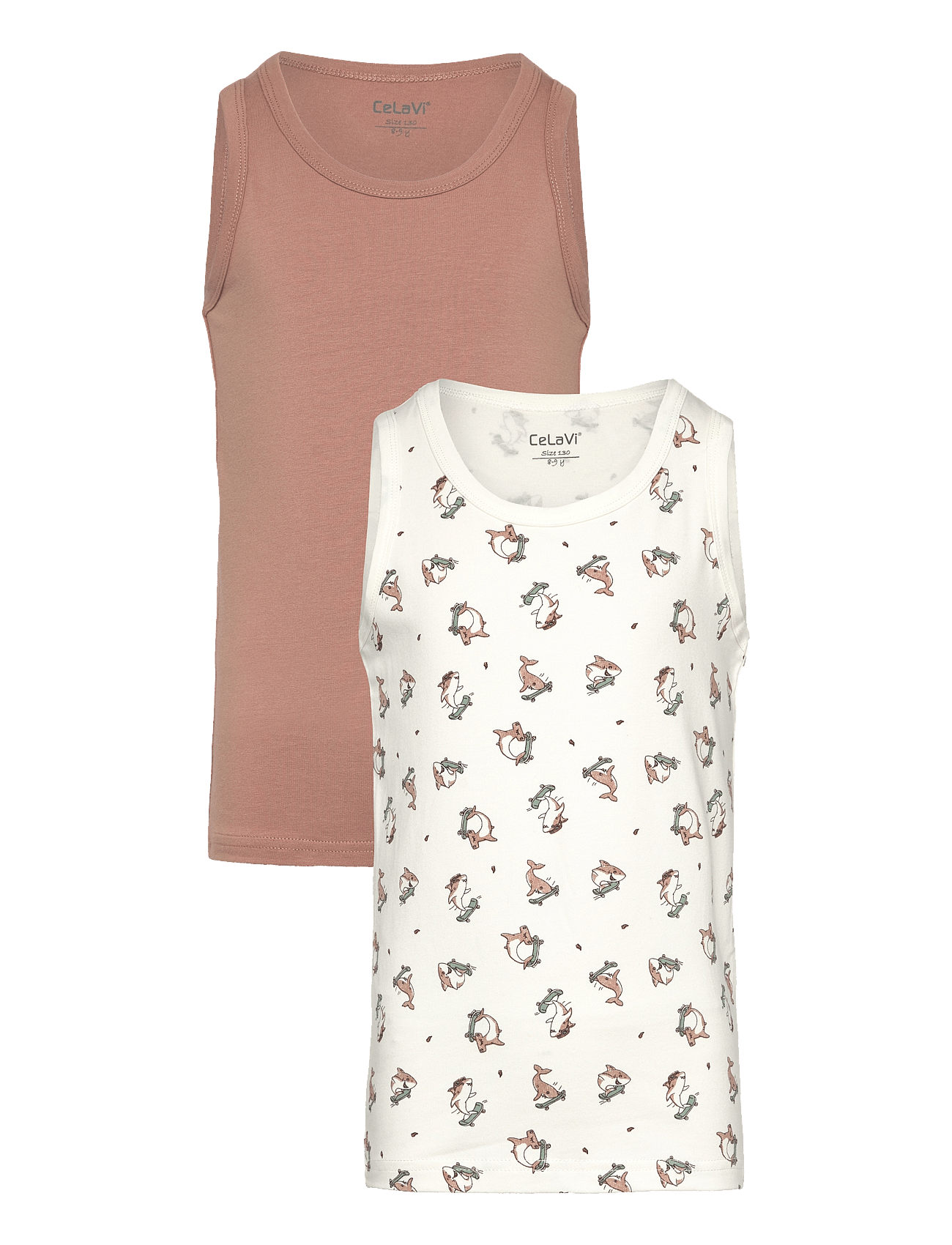CeLaVi Undershirt 2-Pack - Multi/patterned - 80