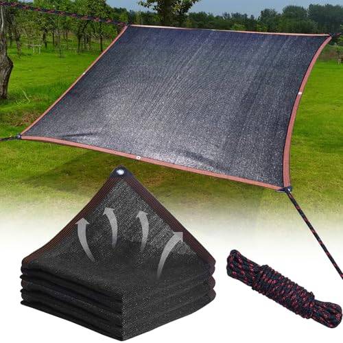 3 x 4 m solskydd nät, skuggnät, UV skydd för pergola, trädgård, växthus, kycklingstall, utomhus