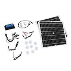 Gadpiparty 1 Set 300W Solar Kit Utomhus Strömförsörjning Solpanel Solcell Board Utomhus Strömförsörjning Kit Solcell Platta Utomhus Solcell Panel Solpanel Enhet 300W Solpanel Kit