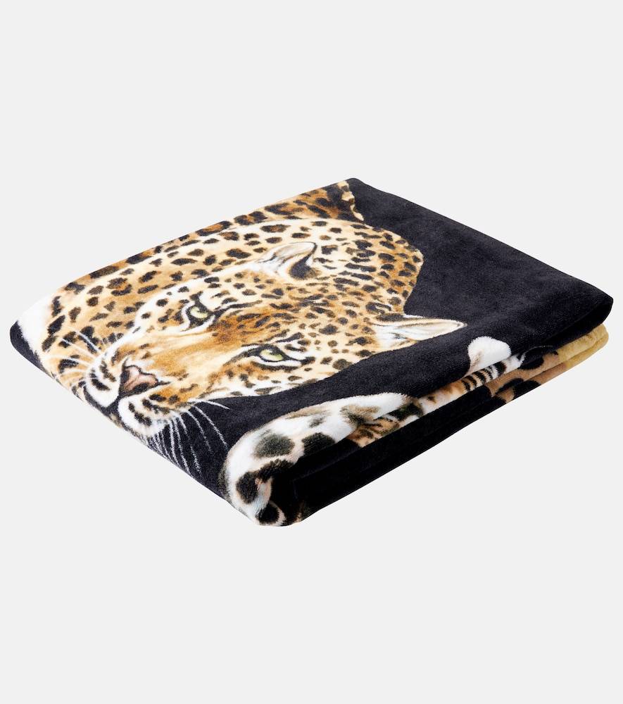 Dolce&Gabbana Casa Toalla de playa Leopardo de algodón - multicolor - Talla Única