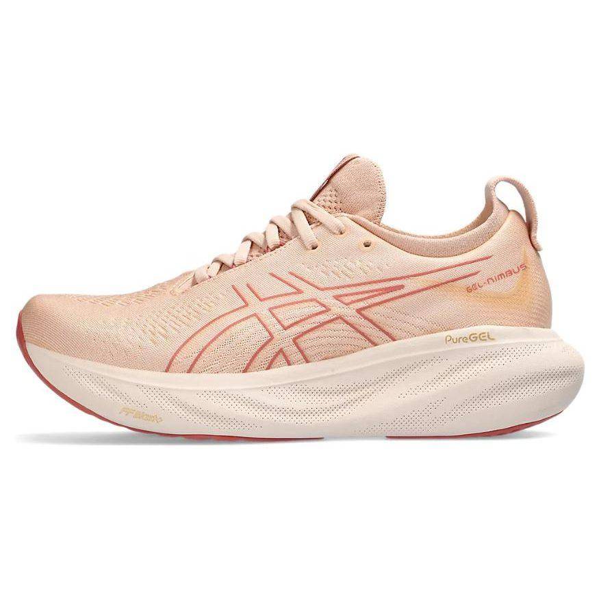 ASICS Gel Nimbus 25 Ljus Aprikos Ljus Granat Kvinnors 1012B356-702 cm beige