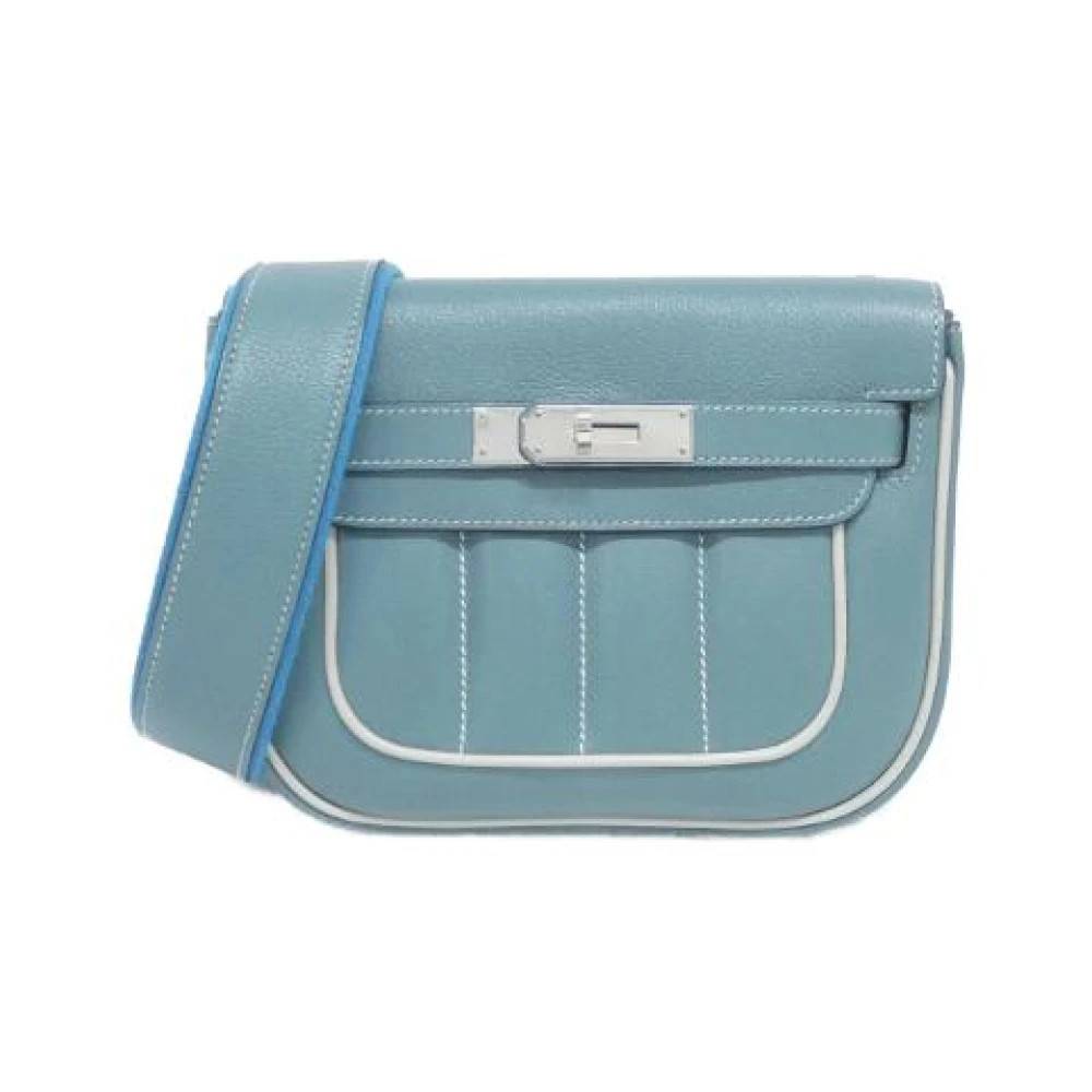 Hermès Vintage Pre-owned Berline Mini Evercolor Skuldertaske - Vintage - Dame - Blå - ONE SIZE - Uld