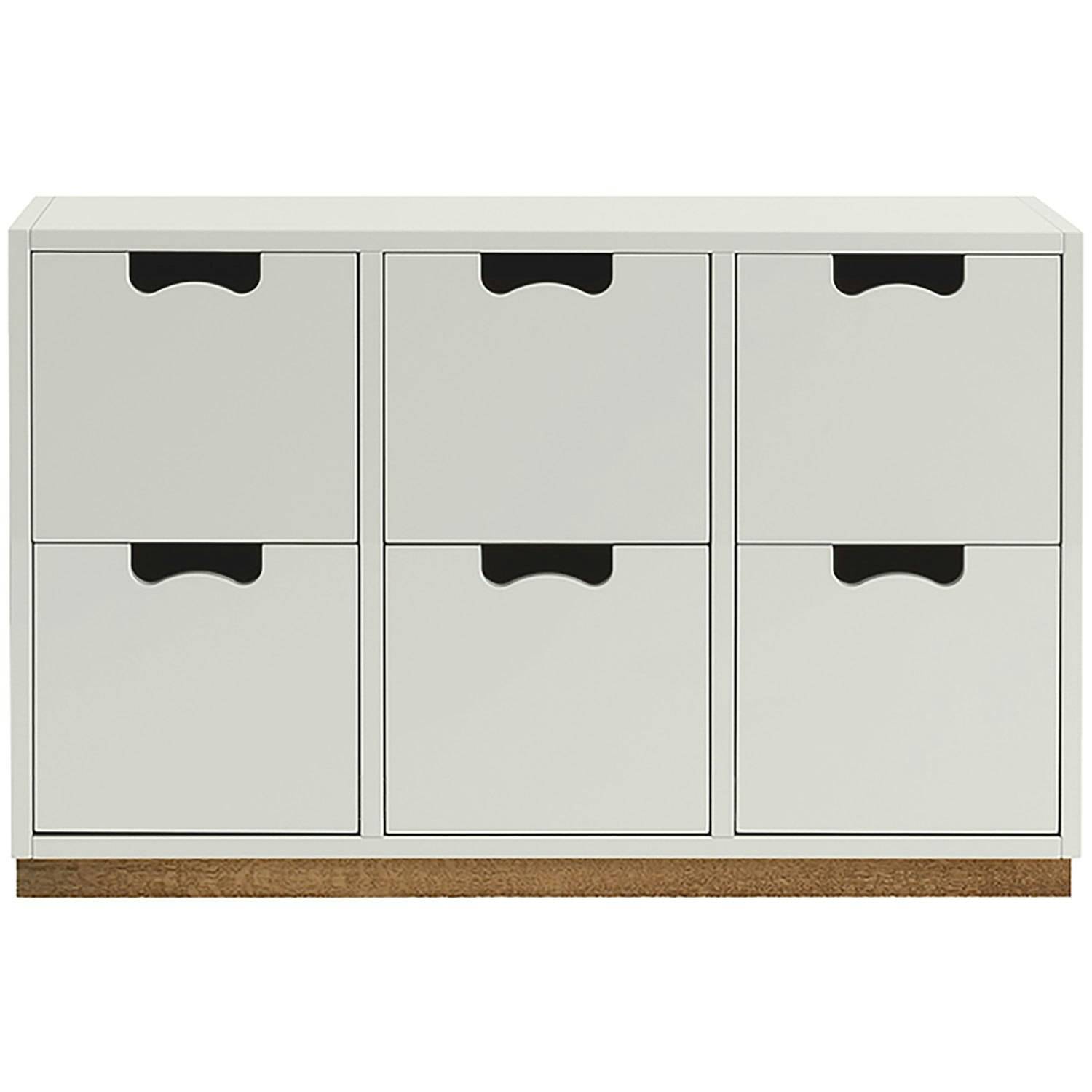 Asplund Snö B2 Byrå Vit - Byråer Ek Vit - 01100615