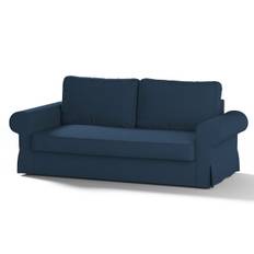 Backabro betræk 3 personer sovesofa, Blå, 208 X 88 X 71 CM, Cotton Panama