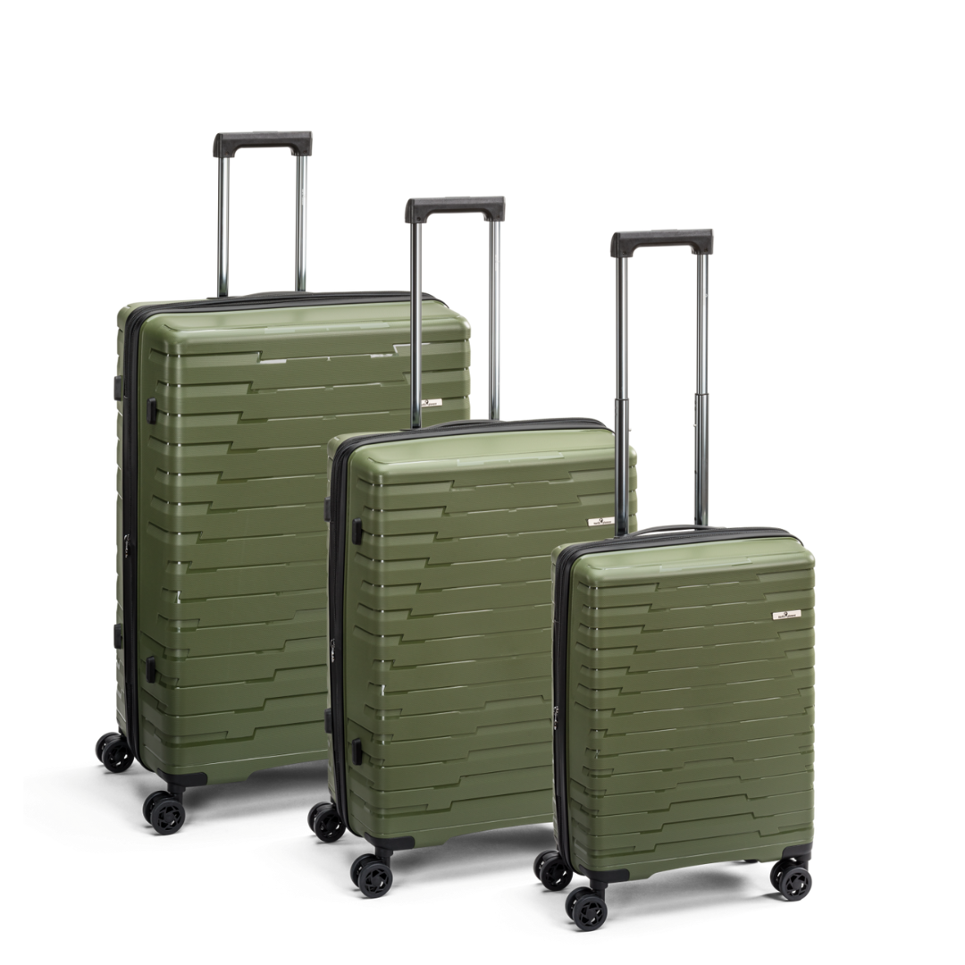 North Pioneer Tromsø Resväska 3-Pack, Grön