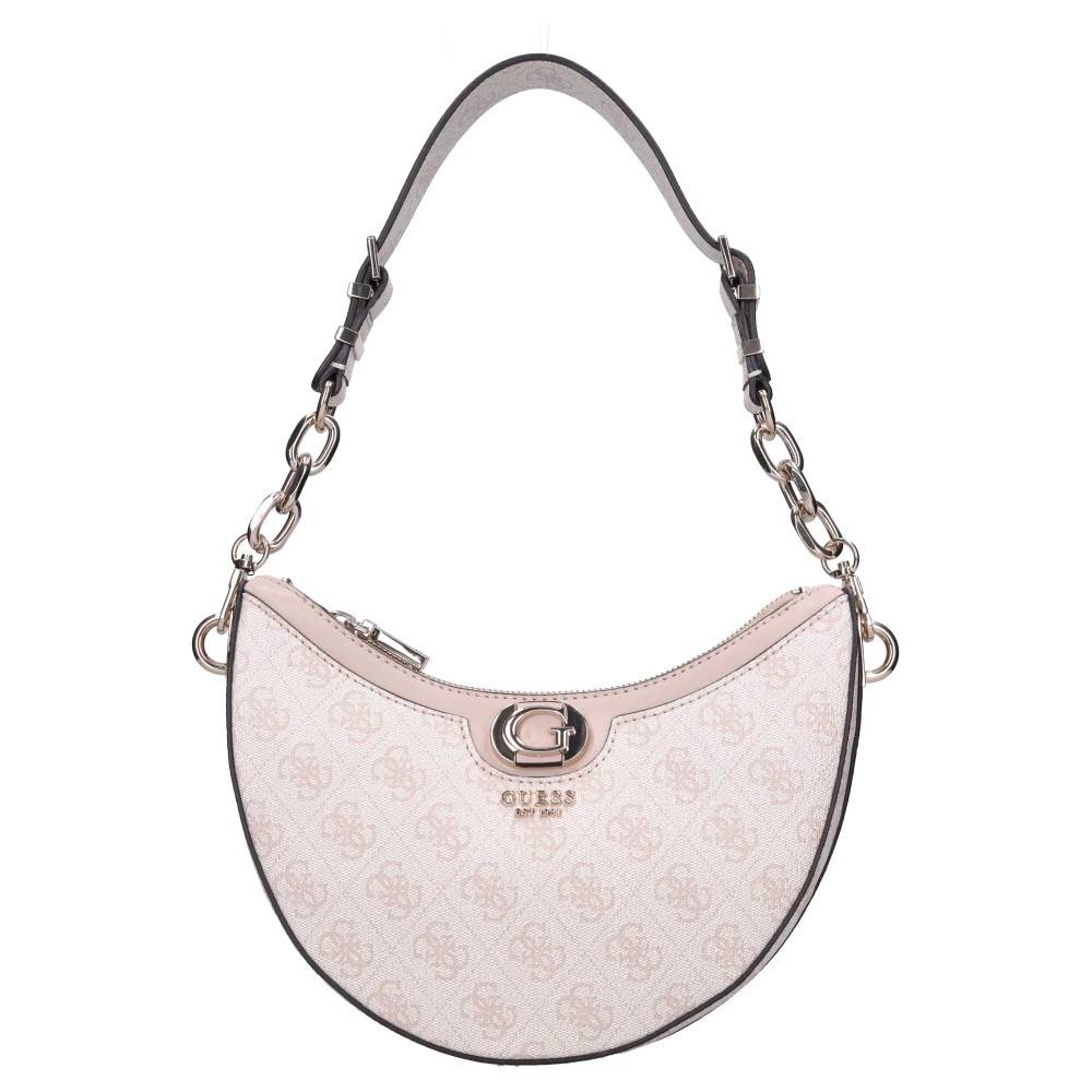 Guess Orlina 4G Logo Skuldertaske - Tasker - Dame - Lyserød - ONE SIZE - Uld