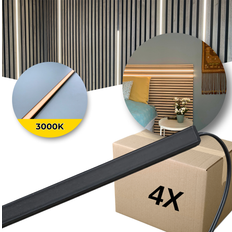 LED til Akustikpanel | Alt-i-en | 3000K | 4x60cm | 10x10mm | 5.8W