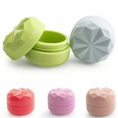 1pc Travel Silicone Cream Jar Portable Dispenser Cream Bottle With Lid Small Lotion Box Container Lotion Jar Reusable Empty Cosmetic Container Travel - Multicolor - Yellow,Rose Red,Pink,Light Blue