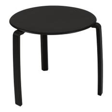 Fermob - Alize Low Table Liquorice 42 - Småbord och sidobord utomhus - Pascal Mourgue - Svart - Metall