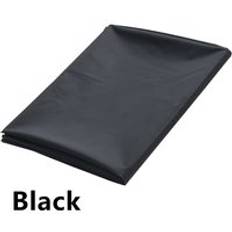 Pvc plast vuxna lakan vinyl vattentät allergivänliga madrass täcka full drottning king sängkläder massage spa lakan - Svart / 220 x 130cm