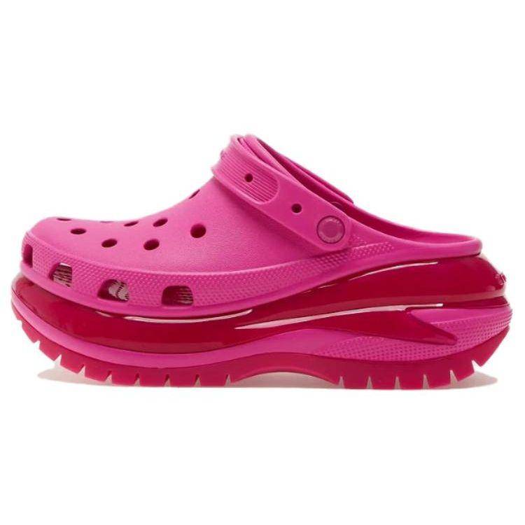 Crocs Classic Mega Crush Clog Juice Unisex Sneakers 207988-6UB cm pink