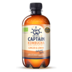 The GUTsy Captain Kombucha Ginger & Lemon 400ML
