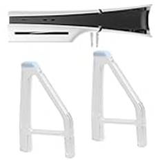 Stativ för PS5 Slim, Enkla Kylfötter, Horisontell placeringsfästehållare för PS5 Slim, Console Flat Base Stand Holder, Kompatibel med Sony PlayStation 5 Slim(Disc Edition-A)