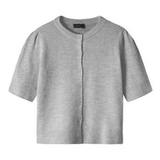 LMTD Cardigan - Stickad - NlfLodet - Light Grey Melange - LMTD - 15-16 år (170-176) - Cardigan