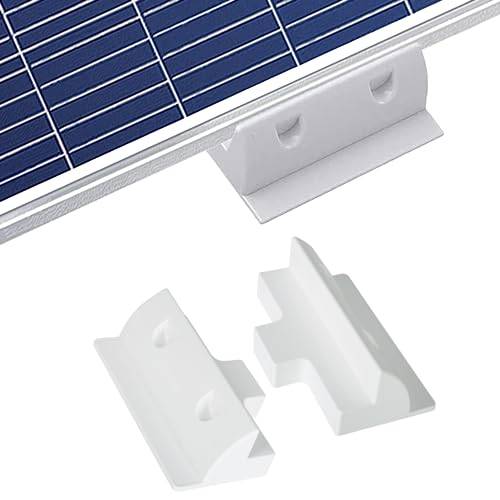 Jadeshay Monteringsfästen för solpaneler, 2 st sidofäste för solpaneler, borrfritt hörnfäste, för husbil, husbil, båtar, däck, husbilar