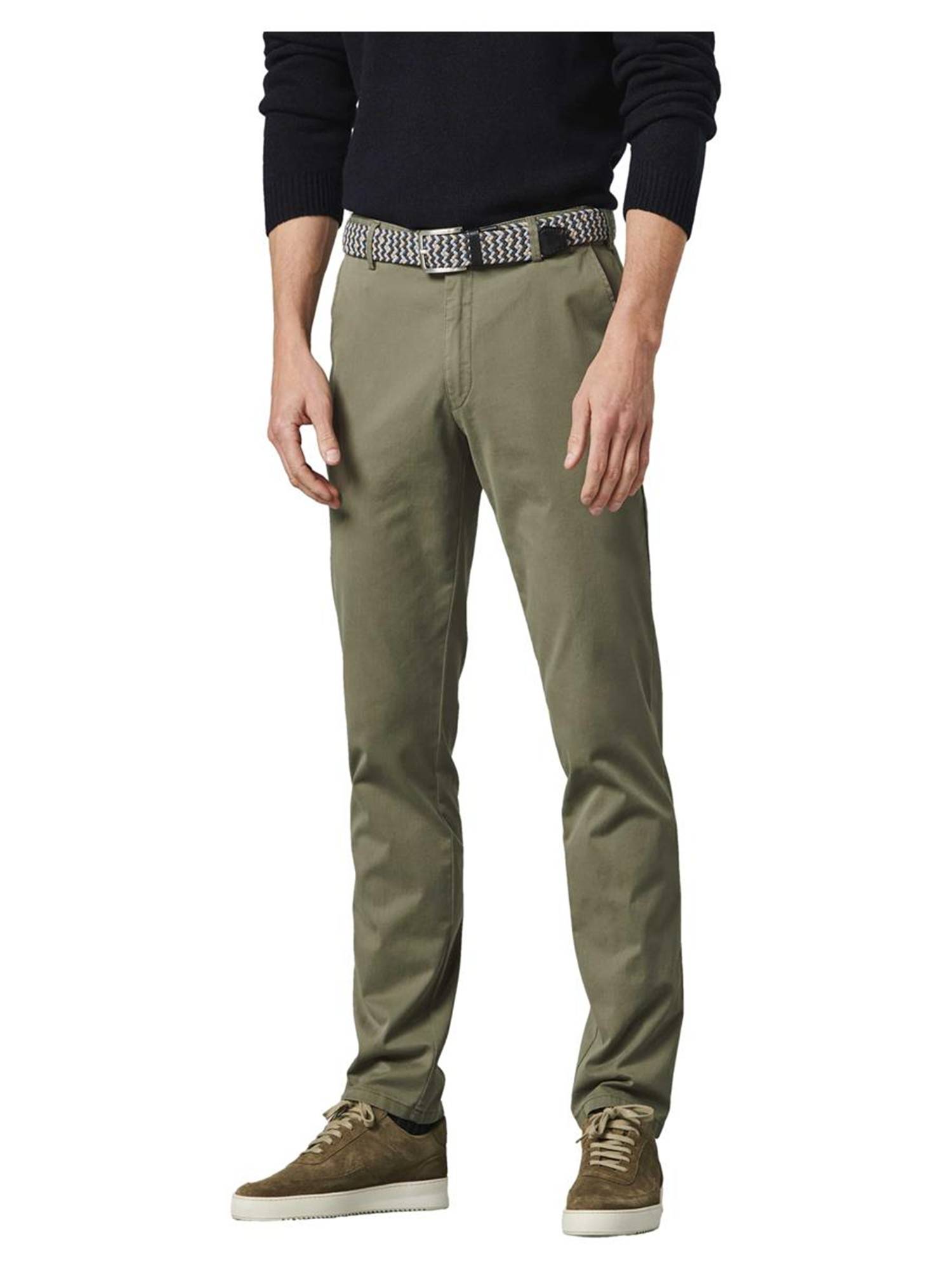 Meyer Grøn Modern fit Chinos
