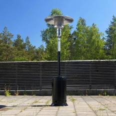 Terrassvärmare 12kW | Stående | Svart
