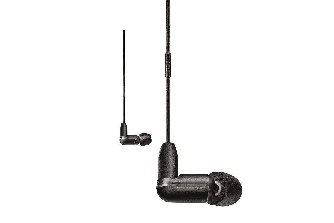 SHURE AONIC 3 High Sound Isolation Earphones With microphone and remote control Canal type warranty 2 / SE31BABKUNI-A Black / / / [/Manufacturer's svart