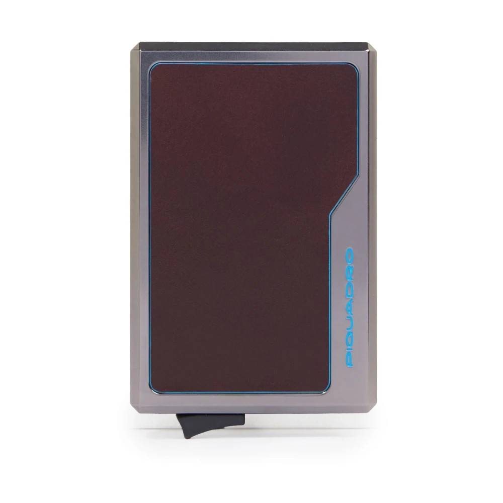 Piquadro, Accessoarer , unisex, ONE Size, Bomull, MagSafe pop-up korthållare
