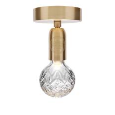 Lee Broom - Crystal Bulb - Taklampa, Klart kristallglas - Plafonder - Guld