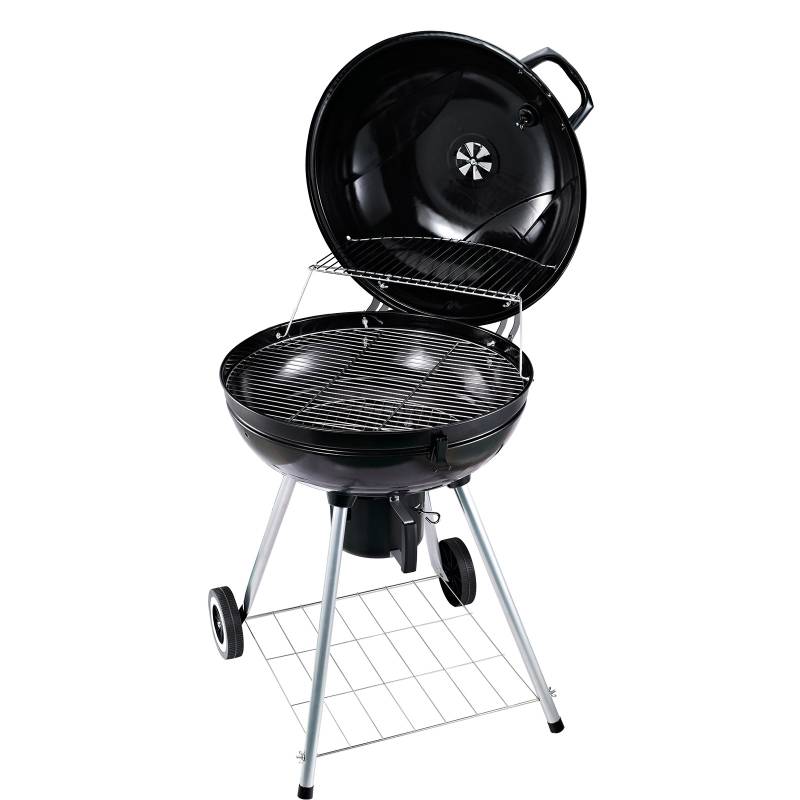 Kolgrill BBQ rund med askfångare Ø57x94 cm