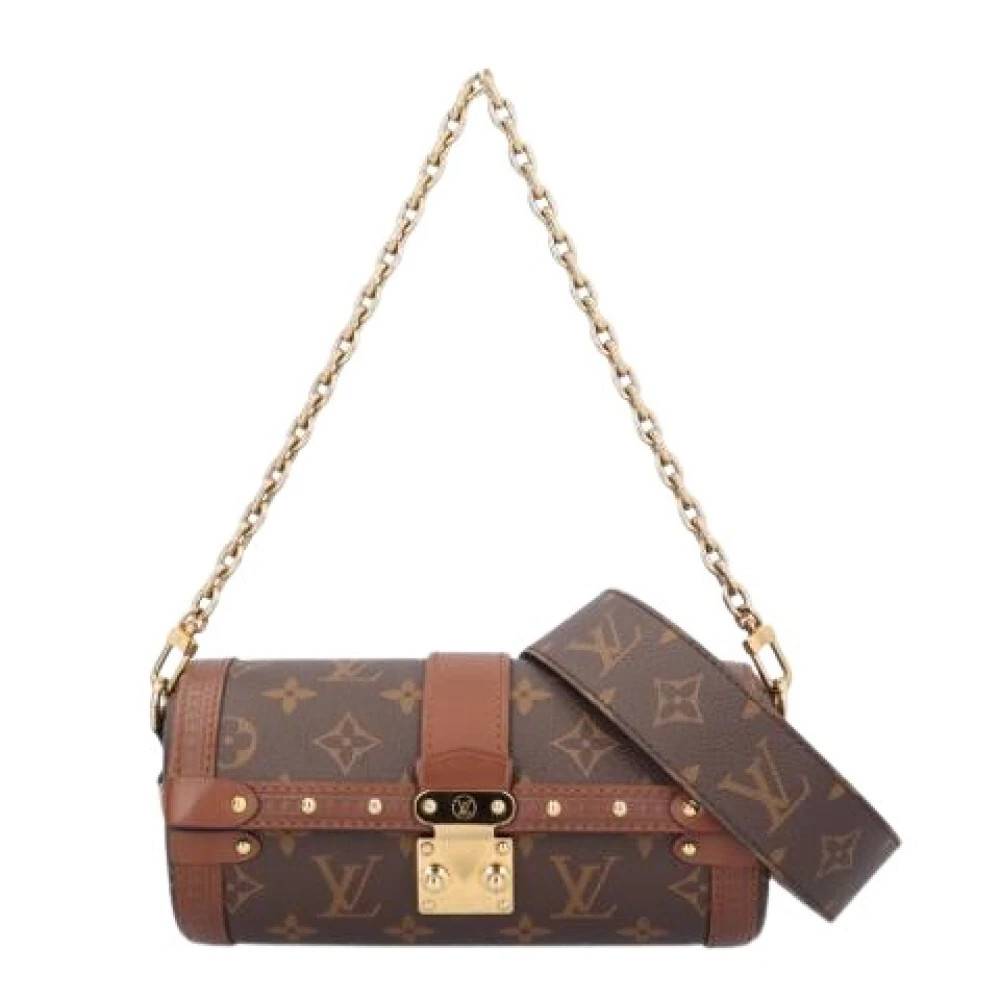 Louis Vuitton Vintage Pre-owned Vintage Monogram Skuldertaske - Vintage - Dame - Brun - ONE SIZE - Uld