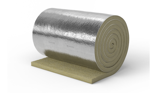 Rockwool Prolit Lamella Mat lamelmåtte med alufolie, 40 mm isoleringstykkelse, 5x1 meter