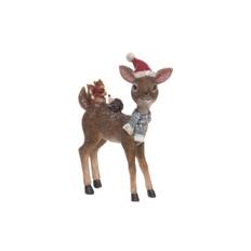 Juldekoration: Ren med luva 2-pack