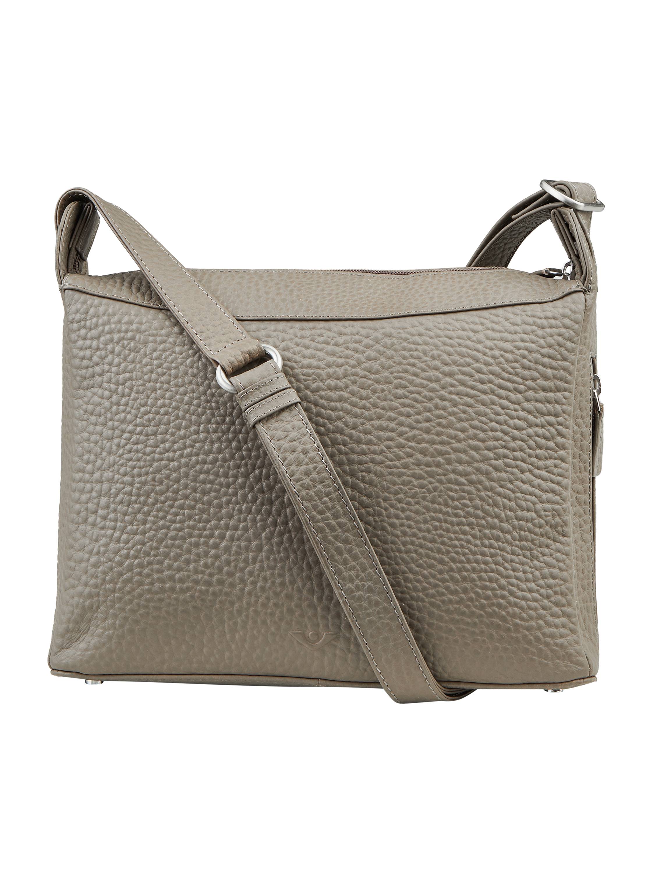 Voi Hirsch Isabella Crossbody taske Læder 28 cm  Grå