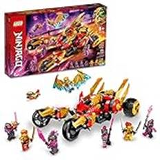 LEGO NINJAGO 71773 Kai Raider Golden Dragon Raider multiterbil, med Kai- och Zane-figurer, byggset för barn från 8 år