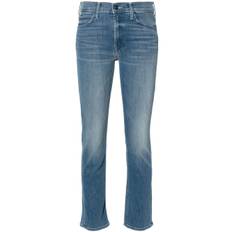 MOTHER - Dazzler beskurna jeans - dam - bomull/polyester/spandex/elastan - 31 - Blå