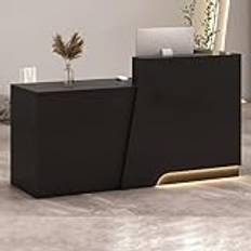 Reception desk,reception counter,salon reception desk,standing reception desk,front desk,small reception desk,store counter,reception desk L shape,cashier counter,reception desk with counter(N2,100CM/