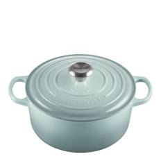 Le Creuset - Signature gjutjärnsgryta rund 24 cm 4,2 L sea salt