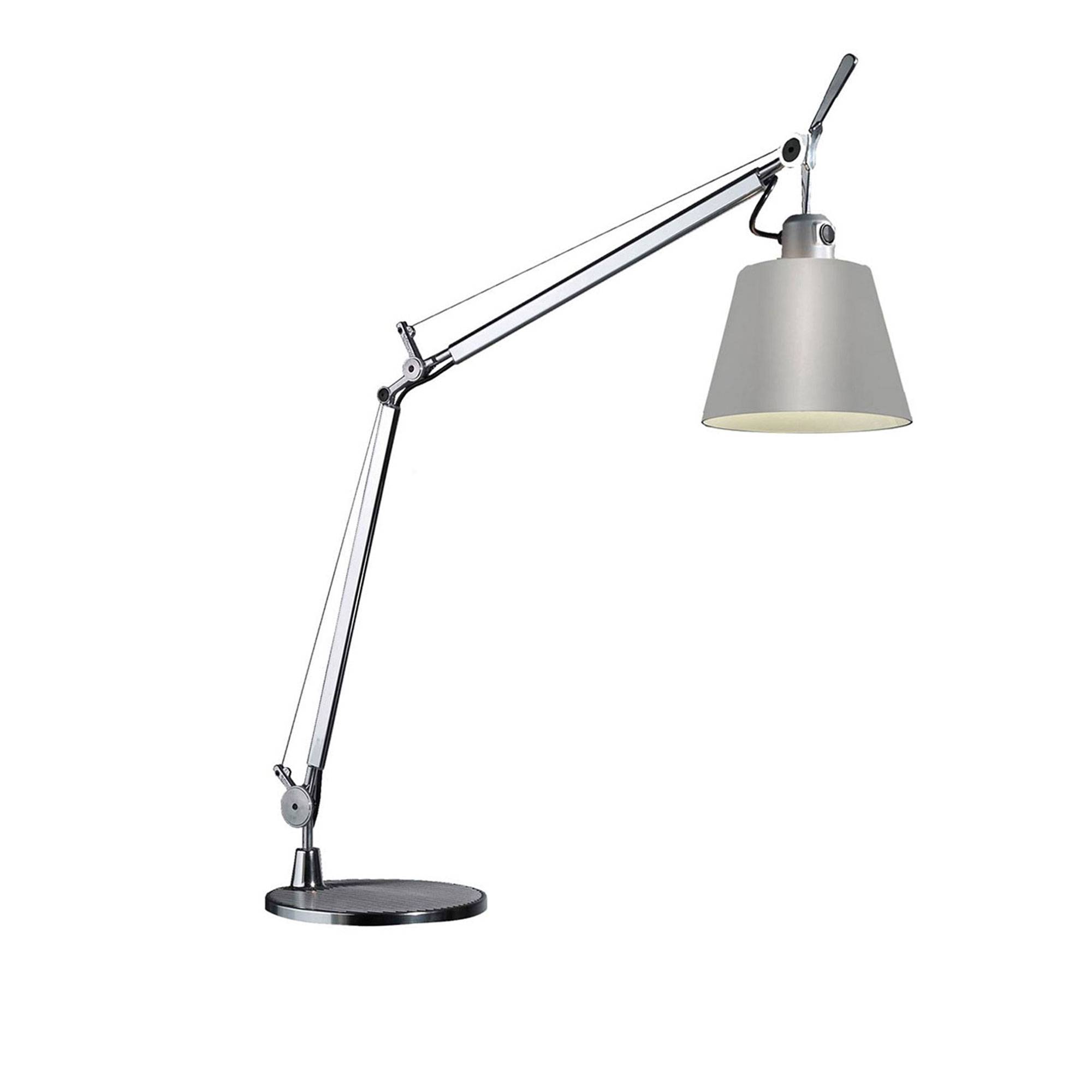 Artemide - Tolomeo Basculante Skrivbordslampa, Silke - Skrivbordslampor - Giancarlo Fassina,Michele De Lucchi - Silver