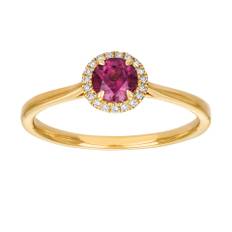 Diamantring 18K guld, 16.0